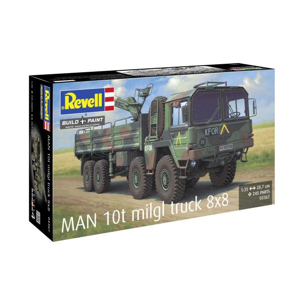Plastikový ModelKit vojenský 03367 - MAN 10t milgl 8x8 Truck (1:35)