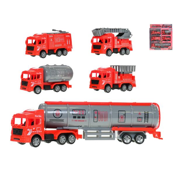 Vozidlá požiarne 11-23,5cm spätný chod 5ks