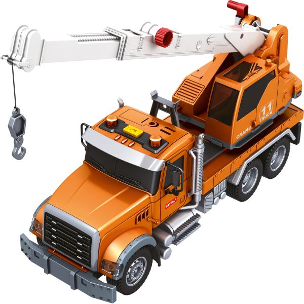 CITY SERVICE CAR – 1:14 – Nákladní auto s jeřábem (se zvukem, světly)