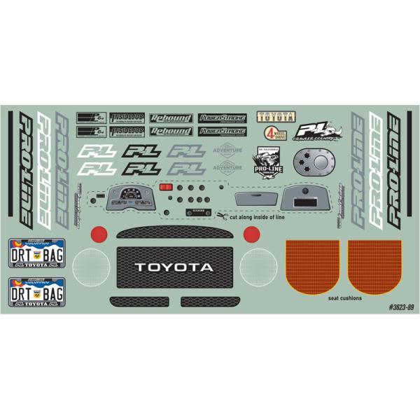 Pro-Line karosérie 1:10 1979 Toyota Land Cruiser FJ40 (Crawler 313 mm) (obrázek 10)