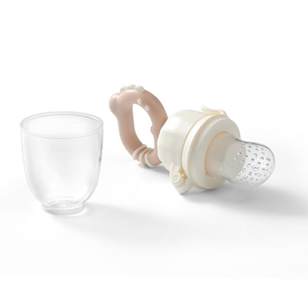 BABYONO Kousátko na podávání jídla Dino béžová 6m+ (obrázek 7)