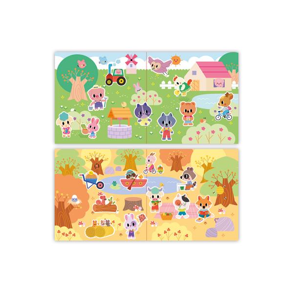 Janod My arts&crafts Kreativní sada Přelepovací samolepky Zvířátka