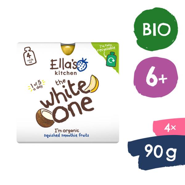 Ella's BIO White One Fruit puree with melon (4 × 90 g)