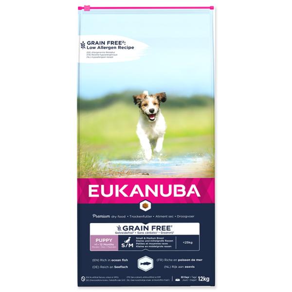 EUK Puppy & Junior Small & Medium Grain Free OF 12kg