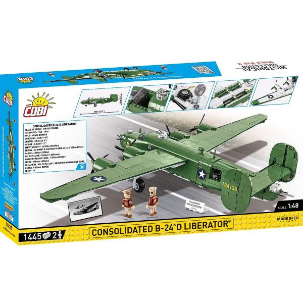 Cobi II WW Consolidated B-24D Liberator, 1:48, 1413 k, 2 f