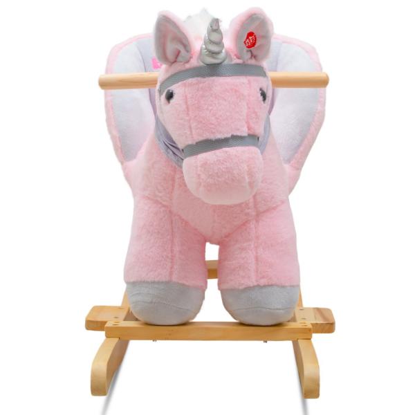 Houpací hračka s melodií Baby Mix – růžový jednorožec