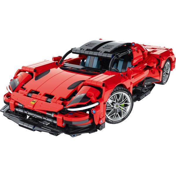 iM.Master Stavebnice auto sportovní červené 34,7×16,7×8,4 cm