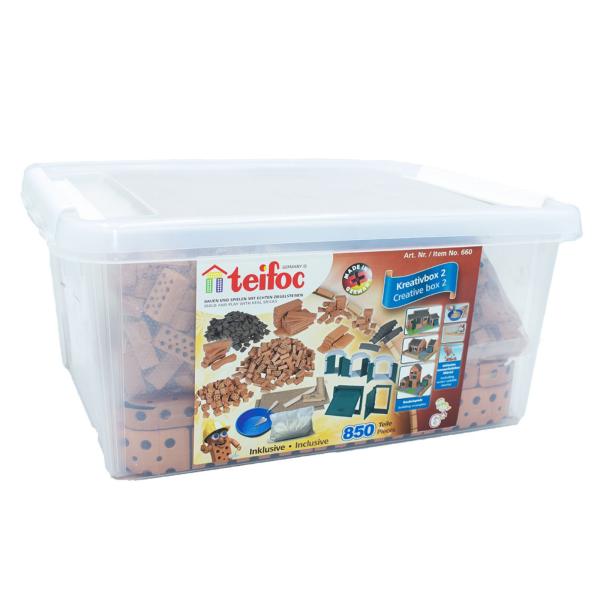 TEIFOC stavebnice Kreativní sada II 850 dílků