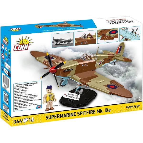 Cobi II WW Supermarine Spitfire Mk. IXe, 1:32, 352 k, 1 f (obrázek 5)