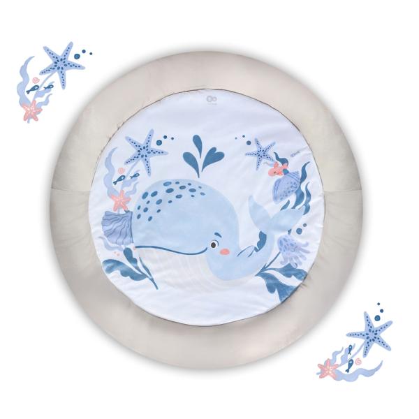 KINDERKRAFT Deka hrací s hrazdičkou Cozyplay Nordic Breeze (obrázek 6)