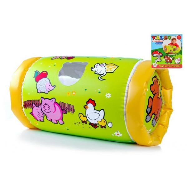 Válec s rolničkou nafukovací Moje první zvířátka