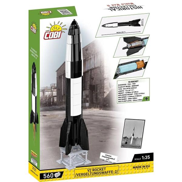 Cobi II WW V2 raketa, 1:35, 600 k