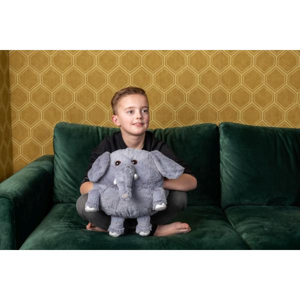 Cozy Noxxiez HW724 Slon – hřejivý plyšový polštář 3 v 1