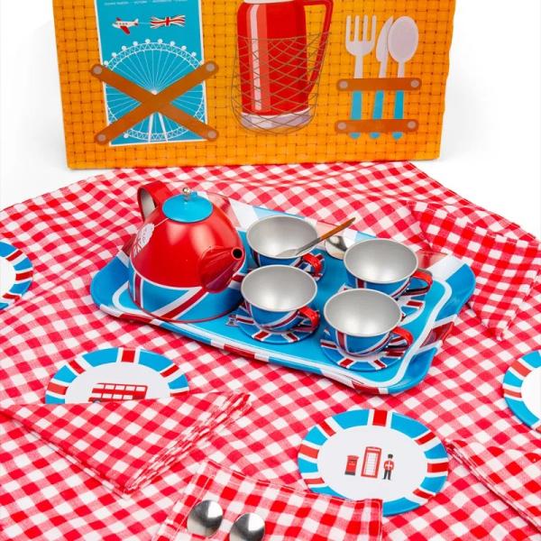 Bigjigs Toys Čajová sada v kufříku Londýn (obrázek 5)