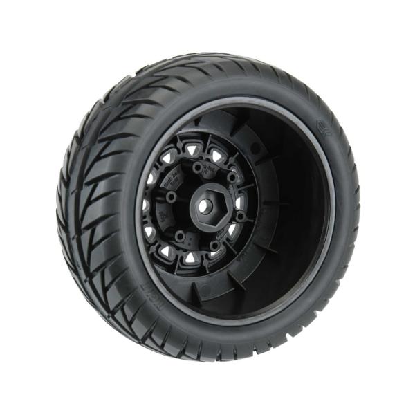Pro-Line kolo 2.2/3.0", pneu Street Fighter, disk Raid H12 černý (2) (obrázek 3)