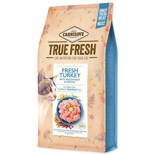 Krmivo Carnilove Cat True Fresh Turkey 1,8 kg