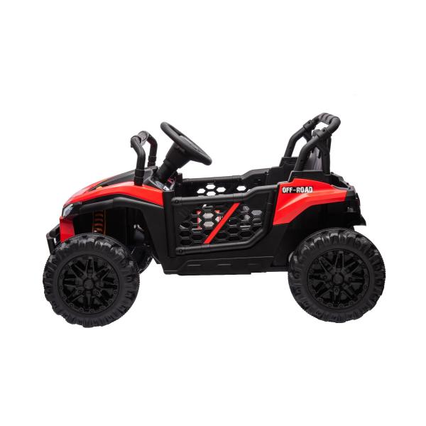 Elektrické autíčko UTV Small 12V, červené, Pohon zadních kol, 12V baterie (obrázek 5)