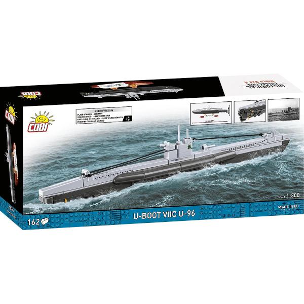 Cobi 4857 II WW Německá ponorka U-Boot VIIC U-96, 1:300, 162 k (obrázek 8)