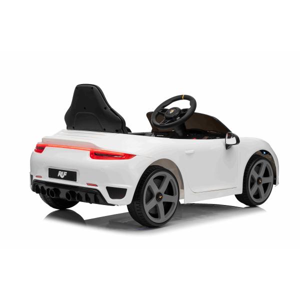 Elektrické autíčko RUF GT 12V, bílé, Otevírací dveře, 2.4 GHz dálkové ovládání, LED sve (obrázek 9)