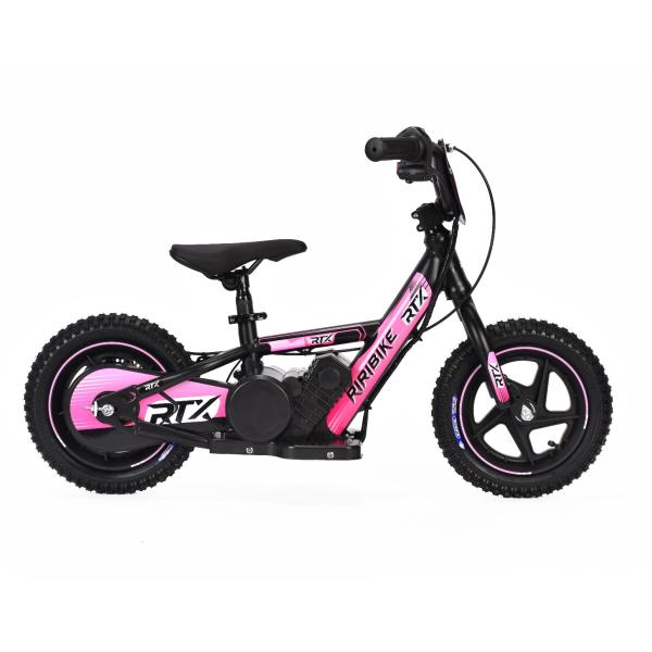 Dětské elektrické odrážedlo RIRIBIKE RTX3 24V (12”), růžové, Lithiová baterie, 100W motor, (obrázek 6)