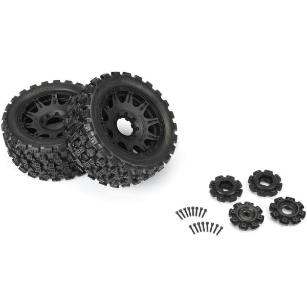 Pro-Line kolo 5.7", pneu Badlands MX57, disk Raid H24 černý (2) (obrázek 3)