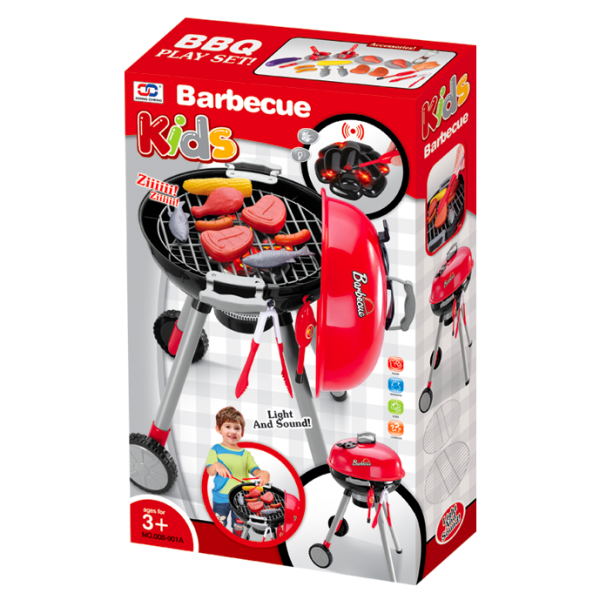 Zahradní grilovací set se světlem a zvukem