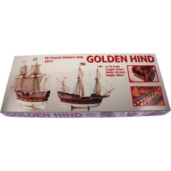 Dušek Golden Hind 1577 1:72 kit (obrázek 9)