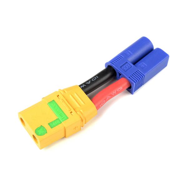 Cable de conversión EC5 dispositivo - XT-90 Anti-Chispa batería 10AWG