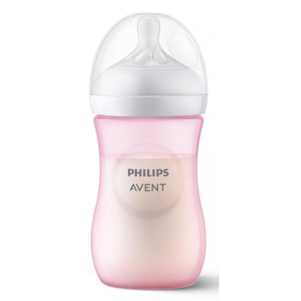 Philips AVENT Fľaša Natural Response 260 ml, 1m+ ružová