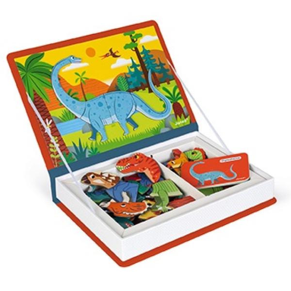 Janod Magnetibook Dinosauři Magnetická kniha pro děti (obrázek 5)