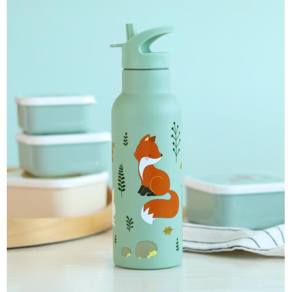 A Little Lovely Company - nerezová láhev na pití, 500 ml - kamarádi z lesa (obrázek 5)