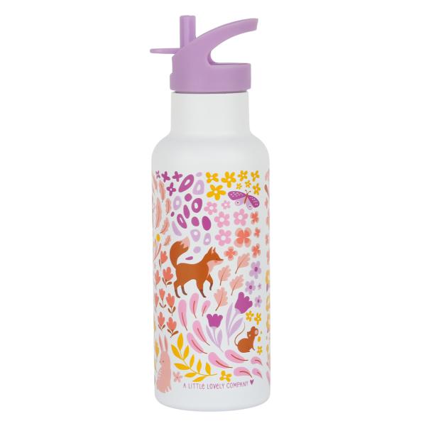 A Little Lovely Company - nerezová láhev na pití, 500 ml - květinová zahrádka (obrázek 3)