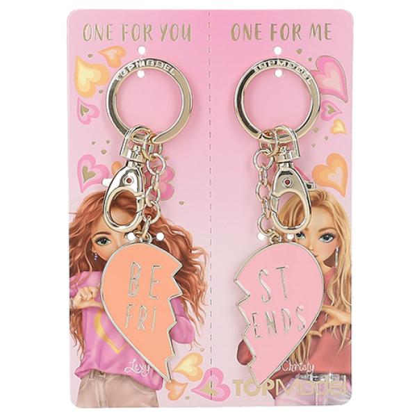 Top Model Sada přívěsků pro NEJ kamarádky, Oranžová / růžová