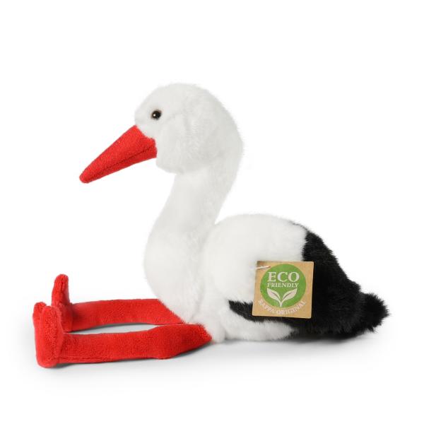 Plyšový čáp 20 cm ECO-FRIENDLY (obrázek 4)