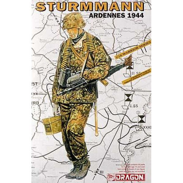 Model Kit figurky 1604 - STURMMANN (ARDENES 1944) (1:16)