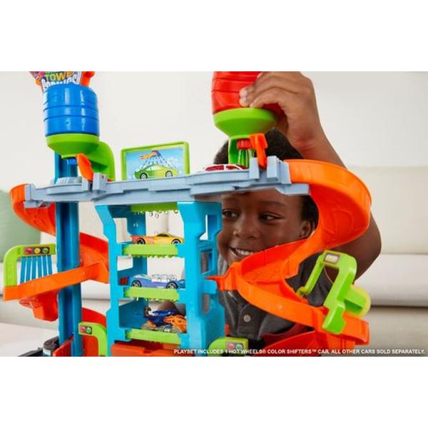 Mattel Hot Wheels City color shifters automyčka se spirálou (obrázek 5)