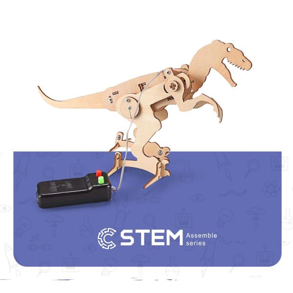 Stavebnica dinosaurus na kábel T-rex