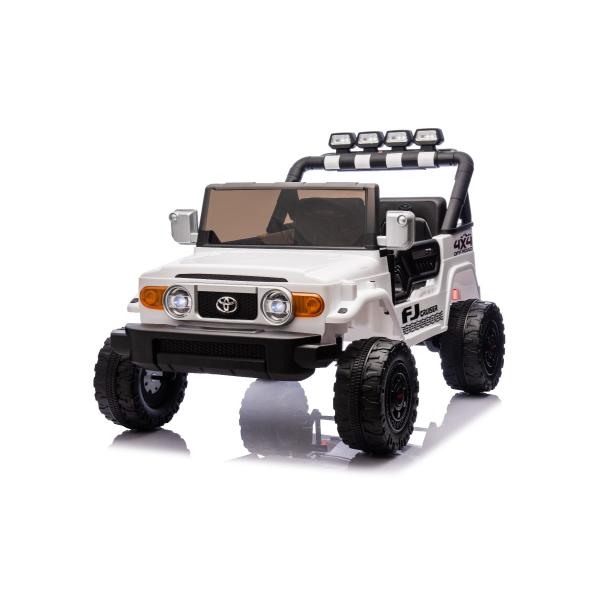 Elektrické autíčko Toyota FJ Cruiser XXL s pohonem 4x4, licencované (Dvou místné), bílé, (obrázek 7)