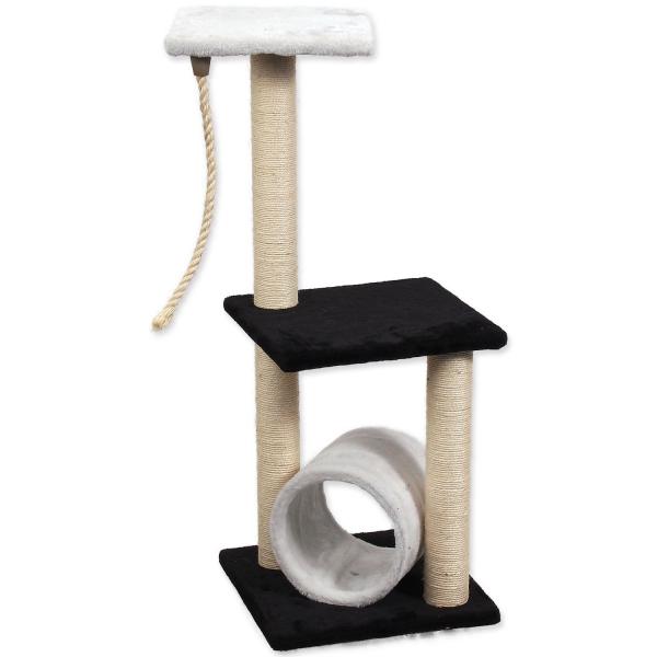 Odpočívadlo Magic Cat Andrea béžovo-černé 35x35x85cm