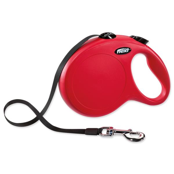 Guinzaglio Flexi Classic New fettuccia L rosso 8m