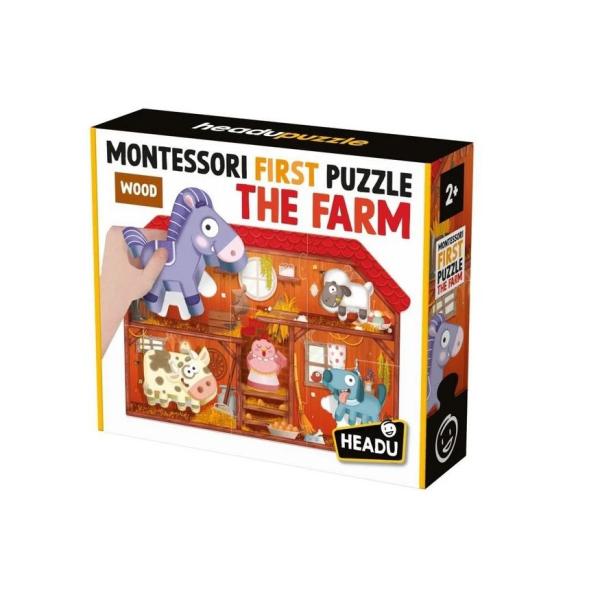 HEADU CS: Montessori Moje první puzzle - Farma