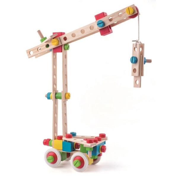 Woody Montážní stavebnice v kbelíku 140 ks