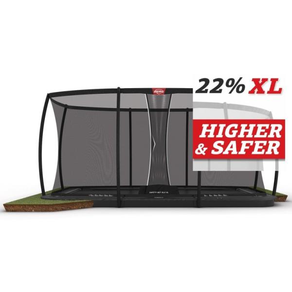 BERG Ultim Elite FlatGround 500 Grey+Safety Net DLX XL