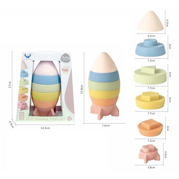 ZIRO Stohovací raketa tvary