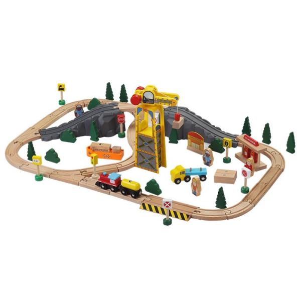 BABU vláčiky - Vláčikodráha 72 dielov