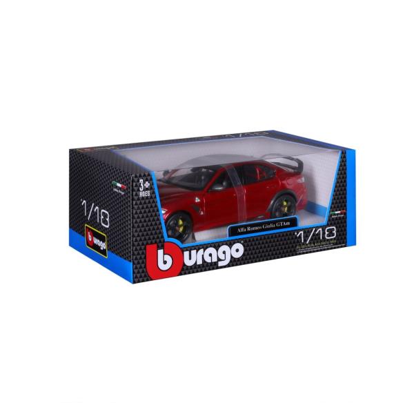 Bburago 1:18 Plus - Alfa Romeo Giulia GTAm - Rosso Metallizzato