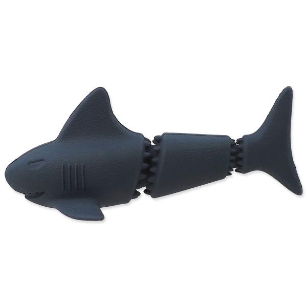 Hračka Dog Fantasy Sea Natural Toy žralok guma modrá 18,5cm (obrázek 3)