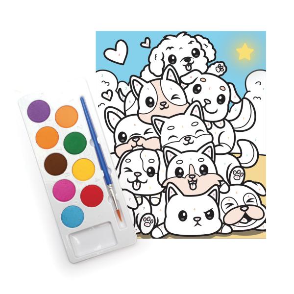 GRAINE CREATIVE Maľovanie podľa čísel Psy (obrázok 2)