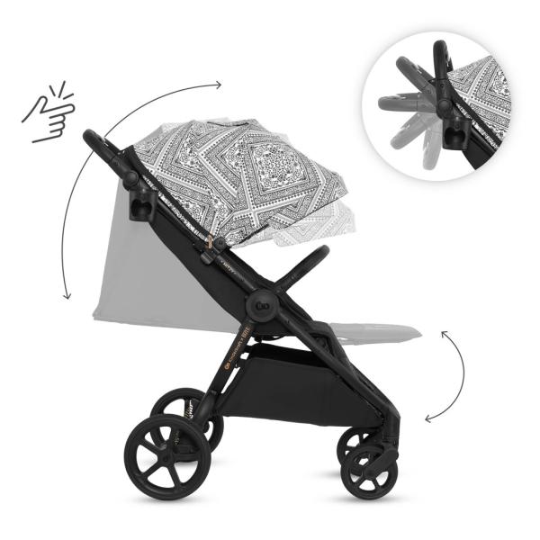Kinderkraft Kočárek sportovní Mitzy Lunar Black Bizuu (obrázek 5)