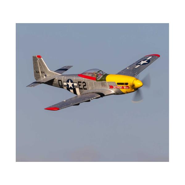 E-flite P-51D Mustang 0.49m Detroit Miss SAFE Select BNF Basic (obrázek 3)